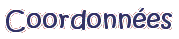 Coordonn&eacute;es