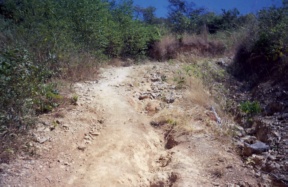 Camino hacia El Cuay Abajo