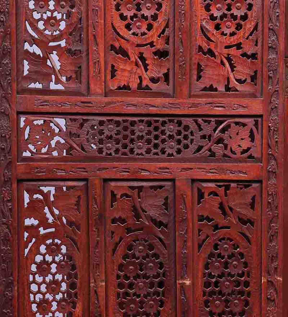 Antique Design Room Separator in Sheesham Wood PART-0089 view 3