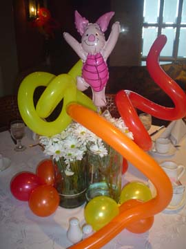Personalized Pooh Centerpiece