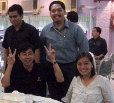Errol (extra na naman), Dave (aka Boss David), Sir Archie (cute pose, mala-Bistek!), Ma'am Frances (forever young), Doc Caro (at the back)