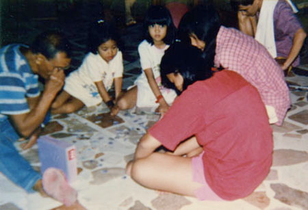 One Christmas eve, Tatang and the rest of us were doing the Gone with the Wind puzzle...
