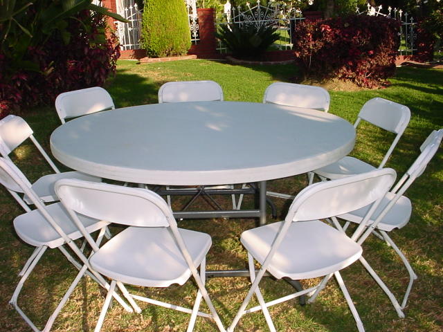 tables and chairs