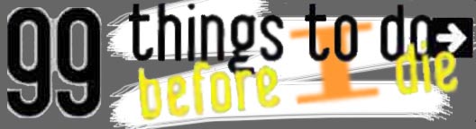 99 things to do before I die