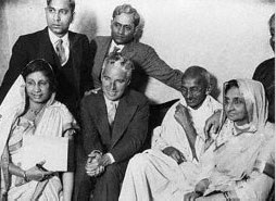 Gandhi with Shri Mataji parents