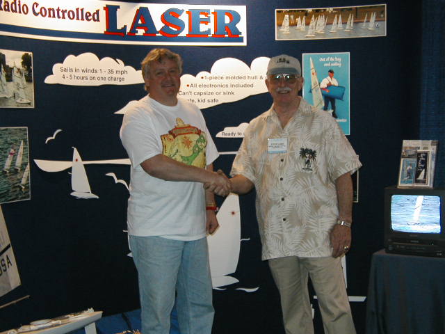 Chris meets Steve Lang, North American Distributor of RC Laser, at Miami Boat Show, and fails to bring any goodies back home to Bermuda. 14th February 2002