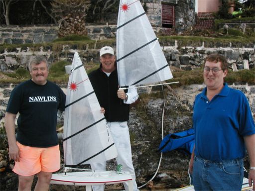 Chris, Doug & Peter, Hinsons Island, Hamilton, Bermuda 19 January 2002