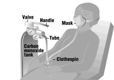 Carbon monoxide graphic