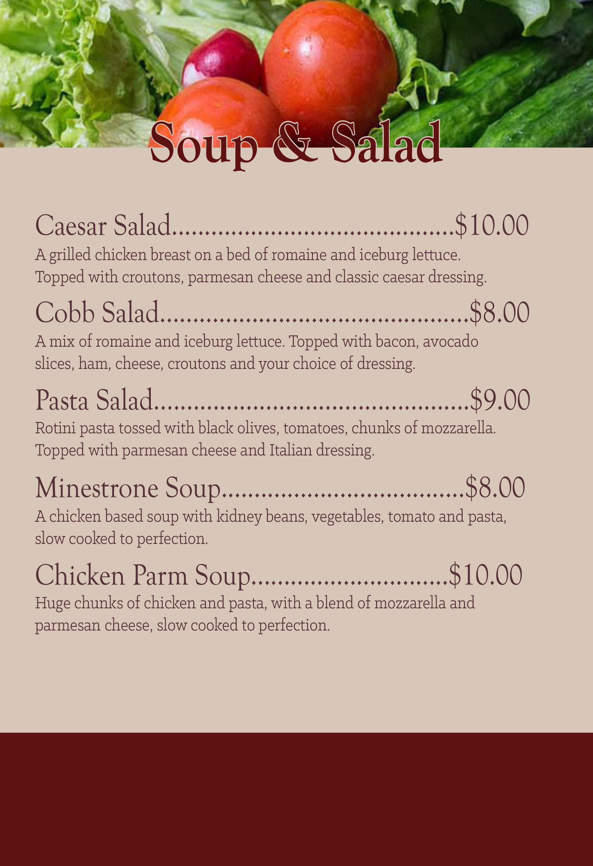 Soup and Salad