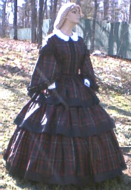 19th Century ladies period clothing, including Victorian
