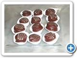 Frutas rellenas de Chocolate