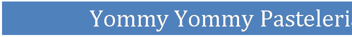 Cuadro de texto: Yommy Yommy Pasteleria