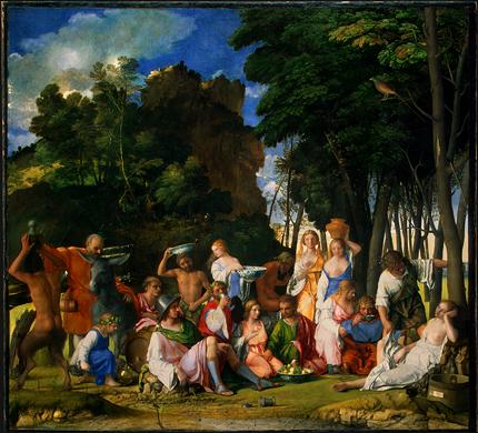 Feast of the Gods, Giovani Bellini, c.1430 - 1516