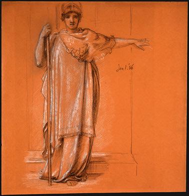 Minerva, the Roman goddess often identified with Athena, Hellenic goddess of wisdom, portrayed in an 1886 work by Sir Edward John Poynter; Click here to go to the Pagan Unity Hub Page