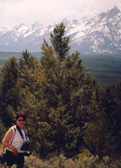 Pat at the Tetons Jackson, Wyoming