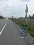 On the Niagara Peninsula I used the North Service Road of the QEW until the Welland Canal.&nbsp; Its shoulders are now designated bike lanes. Again I encountered light traffic and excellent&nbsp; road surfaces. There are many new bedroom communities springing up along this part of the Lake and as a result food and water are now readily available.