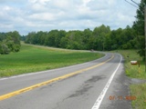After Sodus the rain eventually stopped about 20km from Oswego and the sun came out too!