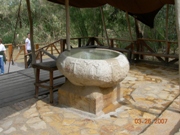 Most experts agree that the ancient remains found along the east bank of the Jordan River at this spot and references to it in the Bible make Bethany-Beyond-The-Jordan the propable site of where John the Baptist baptised Jesus Christ.
