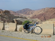 My error out of Karak had me climbing this extremely steep 30km road back up to the Kings Hwy late in the afternoon. Extremely fatigued and struggling along at 4km/hr I finally accepted one of&nbsp; the many lifts offered by passing motorists. 