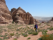 The Monastary is as stunning and bigger than the Treasury. Located high up on a mountain, reaching it requires a one hour climb up a spectacular and at times steep ancient path cut out from towering rock formations. 