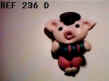 236 D COCHON DEBOUT ROSE BLEU ROSE.JPG (10254 octets)