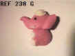 238 G ELEPHANT PROFIL ROSE FLUO CHAPEAU JAUNE.JPG (7672 octets)