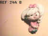 244 B FILLETTE BLONDE ROBE ROSE.JPG (9526 octets)