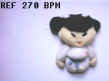 270 BPM FILLETTE JUDOKA CEINTURE BLEUE.JPG (8731 octets)