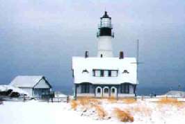 Portland lite in winter