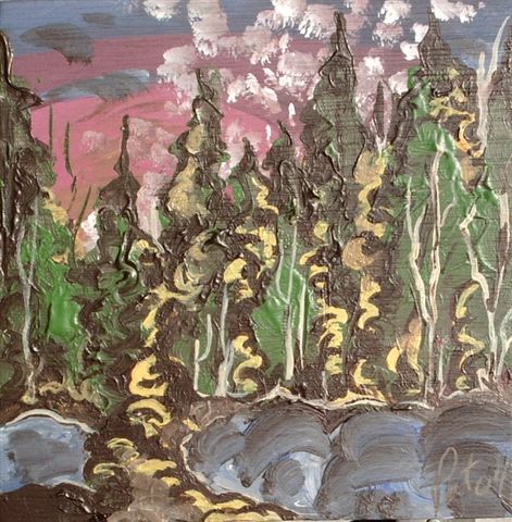 Forest along Lake Superior