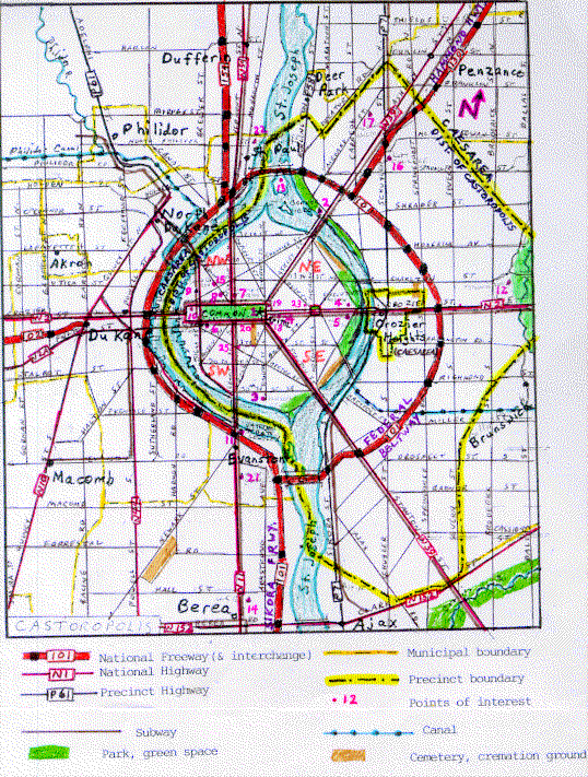 map of Castoropolis