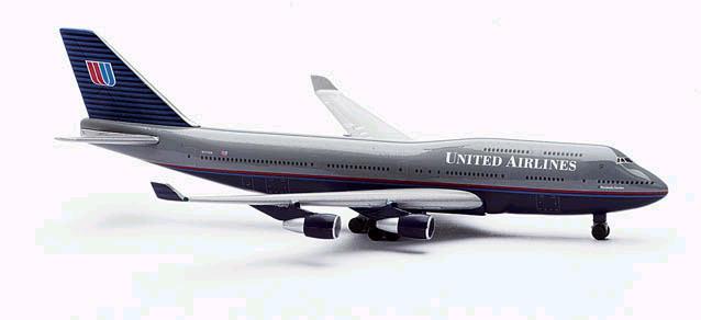 United Airlines B747-400 in Narita, Tokyo