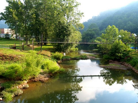 BURNSVILLE SWINGING BRIDGE