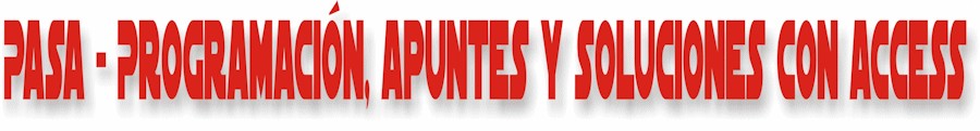 Pasa Programaci&oacute;n, apuntes y soluciones con Access