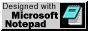 with a notepad-style HTML editor (little respect for frontpagies; if you can do it, do it with notepad, cut the fat)