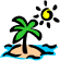 Desert isle icon