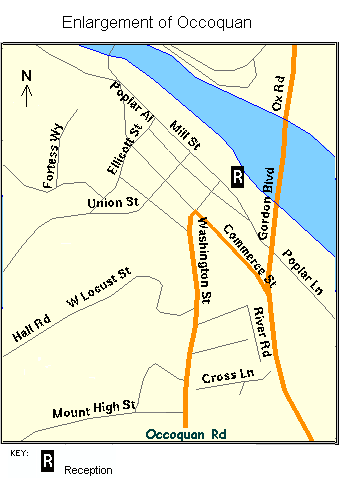 Detailed map of Occoquan