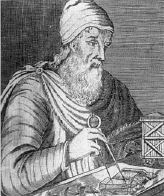 Rationalist; in lieu of a ring logo, I decided
   to use a picture of the Ancient Greek geometer Archimedes