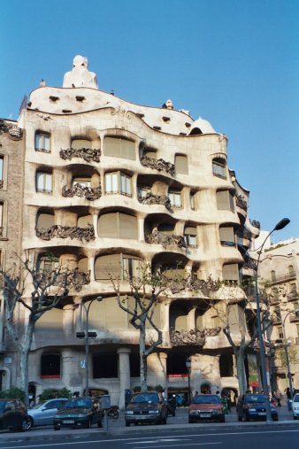 Casa Mila from the street