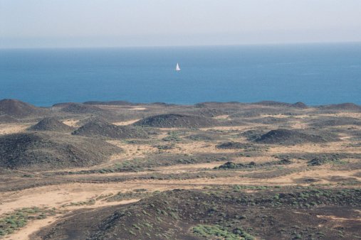 View from top of Lobos Volcano
