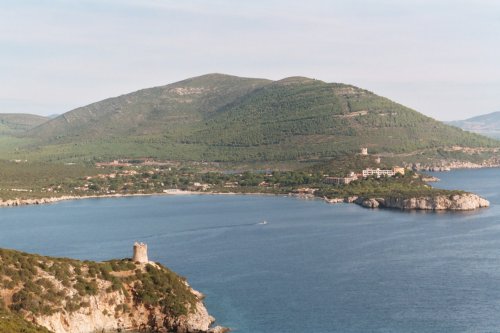 Looking from Capo Caccia towards the bay of Porto Conte
