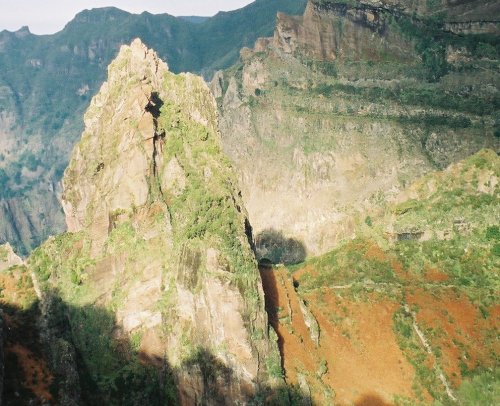 Starting at Pico Arieiro, the most mountainous scenery...