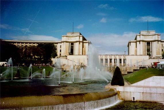 Trocadero fountains