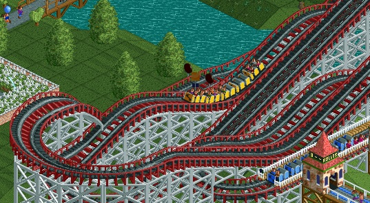 IMAGE OF Wooden Roller Coaster