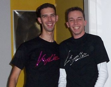 Thomas und ich im Kylie-Wahn