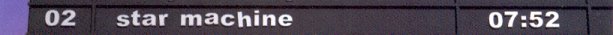 click on the track name for the relevant tabs