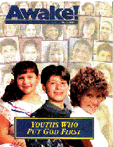 dead kids'
pictures on May 22, 1994 AWAKE! cover