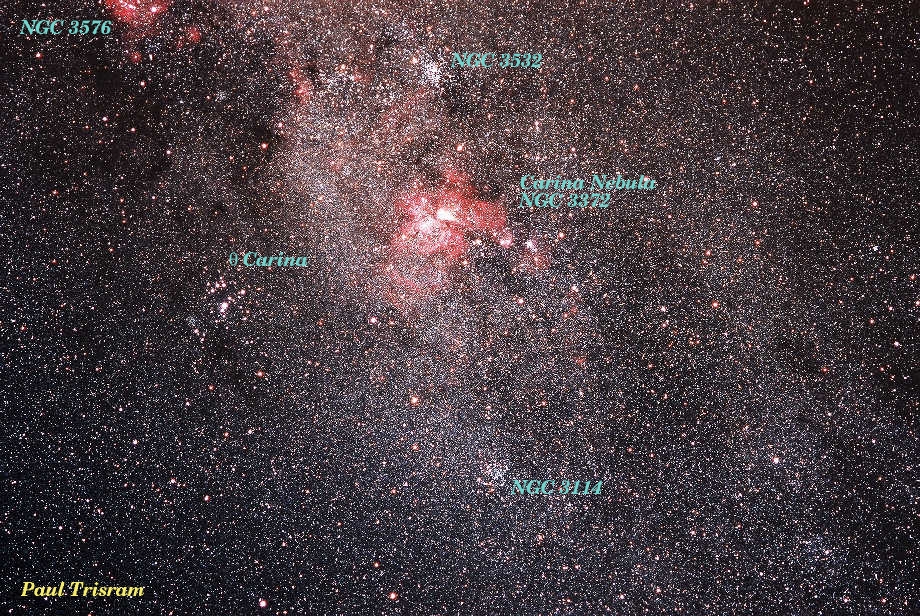 Carina Nebula, ngc 3372, Star forming region in the milky way