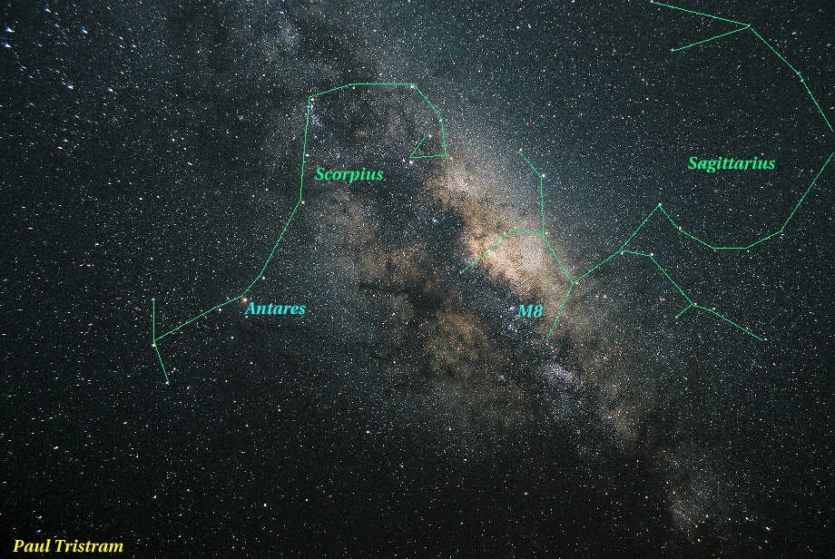  The Center of the milky way, Scorpius, Sagittarius, 