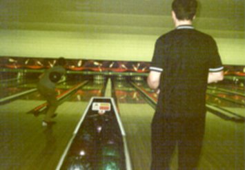 The tense bowling match
